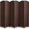 Sorbus 6 Panel Room Divider 6 ft. Tall - Privacy Screen, Extra Wide Double Hinged Panels, Mesh Hand-Woven Design